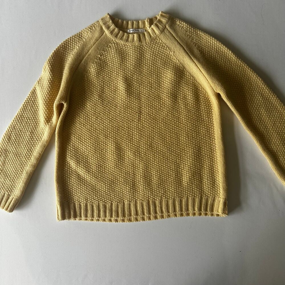 Woolovers Yellow 100% Wool Sweater SMALL